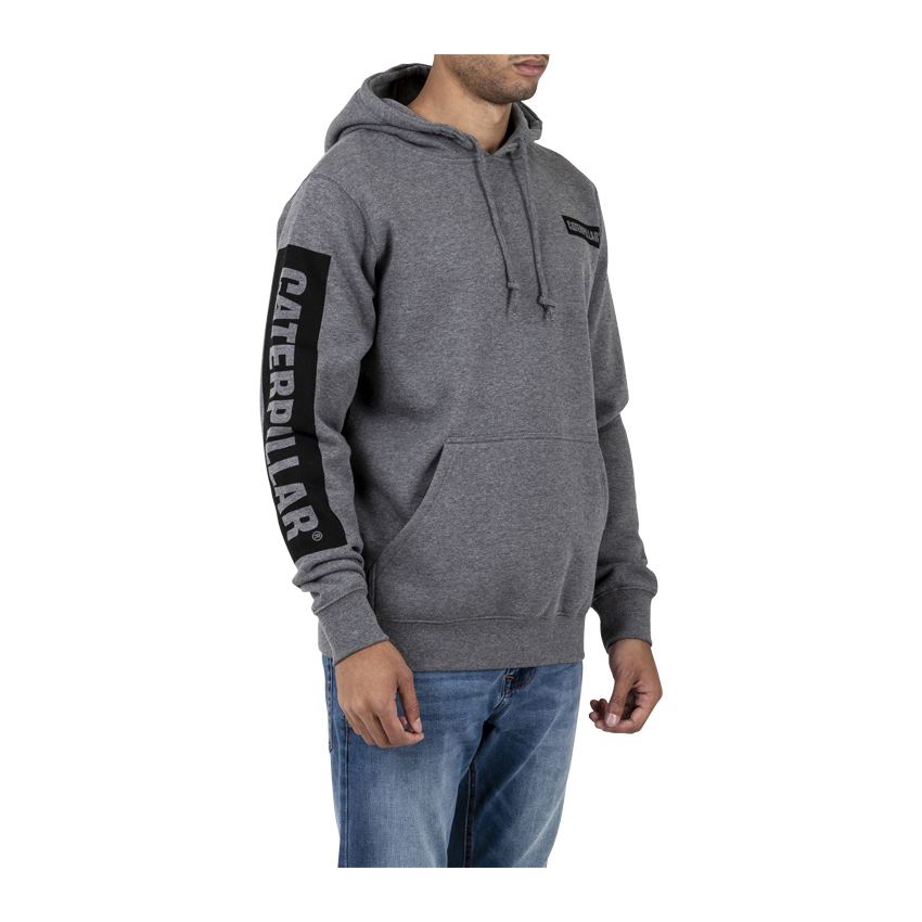 Caterpillar Clothing Online Pakistan - Caterpillar Triton Block Hoody Mens Hoodies Dark Grey (274931-SXI)